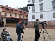 foto č.3: Natáčení filmu Zámecký příběh na zámku Lysice