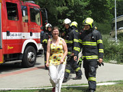 foto č.2: Požární cvičení ve Veletě